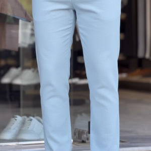 Summer Best Remi Cotton trouser Pant For Men (Sky Blue)