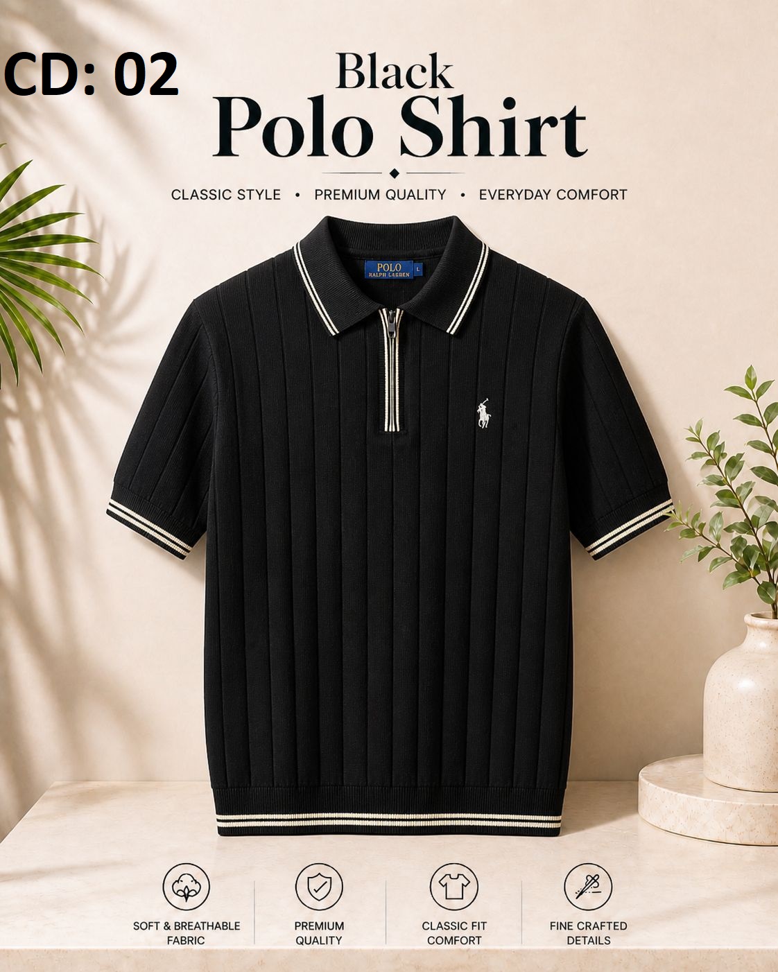 Old money sweater polo CD: 02